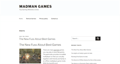 Desktop Screenshot of madman-games.com