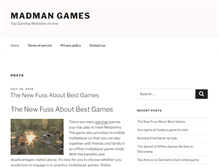 Tablet Screenshot of madman-games.com